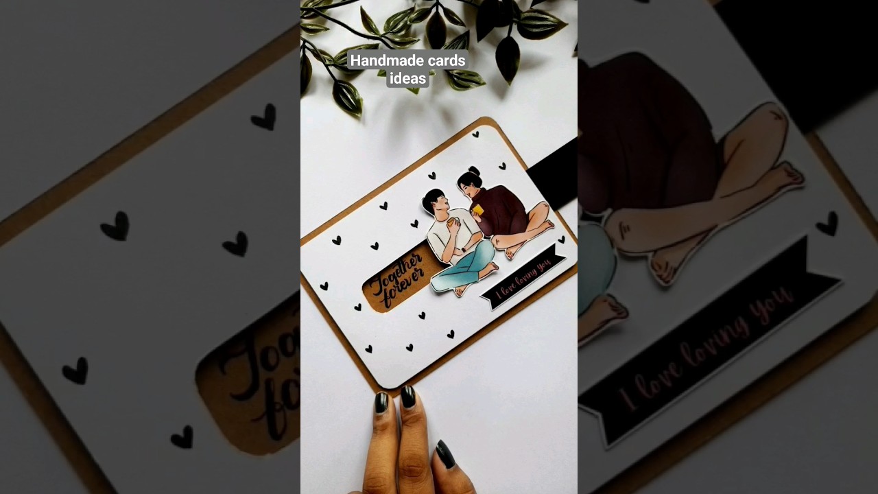 QUICK DIY SLIDER CARD FOR BOYFRIEND 😍❤️ #handmadecards #cardmaking #diycrafts #diy #papercraft