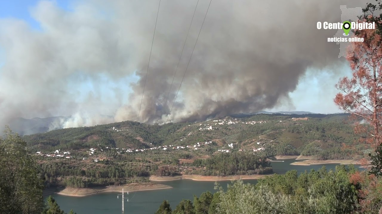 Incendio em Olalhas e Fontes ao mesmo tempo