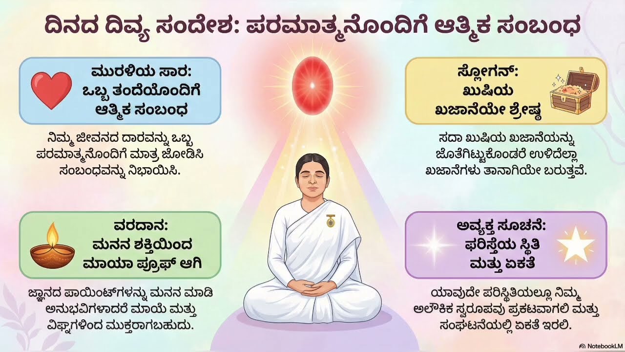 Murli Manthan 24 Feb 2026|ಪರಮಾತ್ಮನೊಂದಿಗೆ ಜೀವನ ಬಂಧನ | The Divine Bond