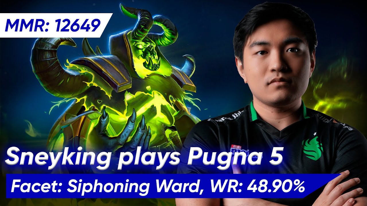 SNEYKING PUGNA Siphoning Ward | Dota 2 Support Pro Gameplay 7.37