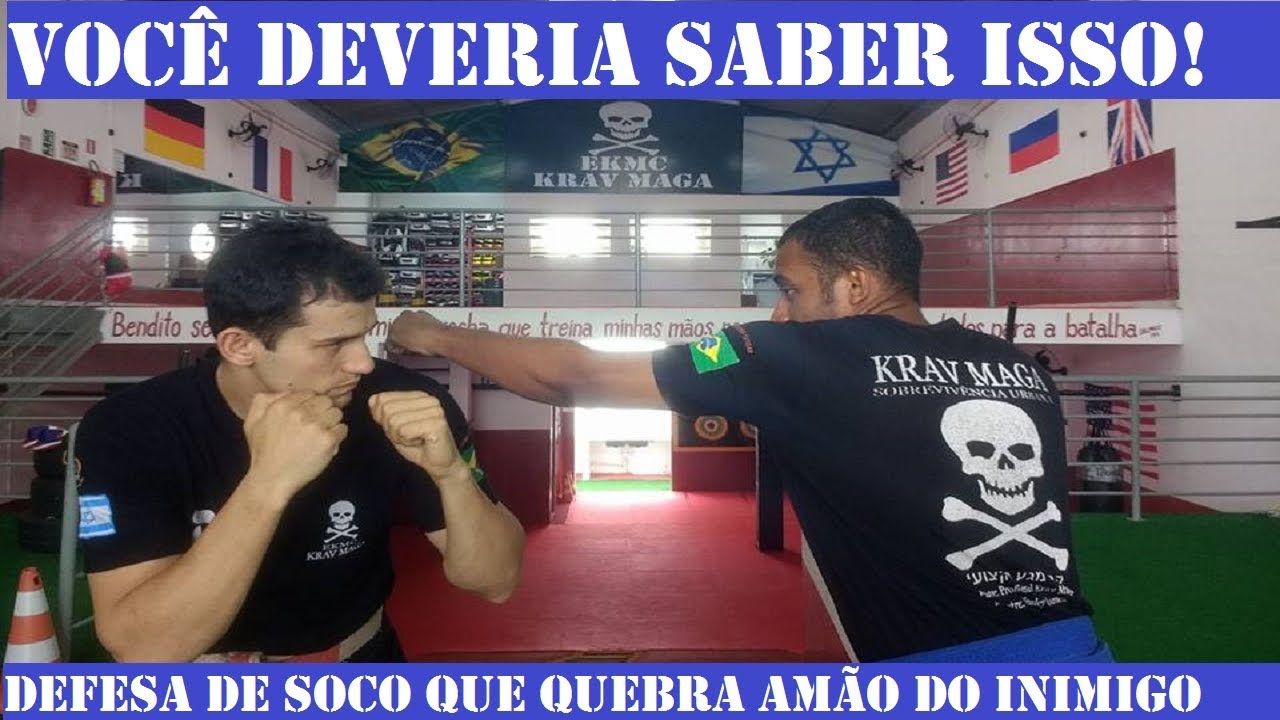 COMO DEFENDER UM SOCO E QUEBRAR A MÃO DO INIMIGO - DEFESA PESSOAL - KRAV MAGA