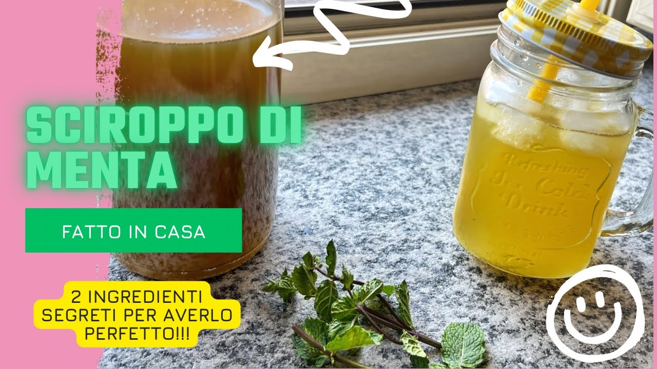 Come fare lo SCIROPPO DI MENTA in casa 🍃