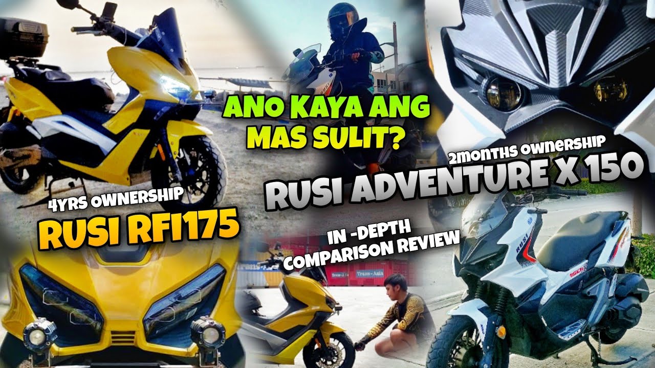 Alin kaya ang mas sulit? | RUSI RFI 175 | RUSI ADVENTURE X 150i | Comparison Review