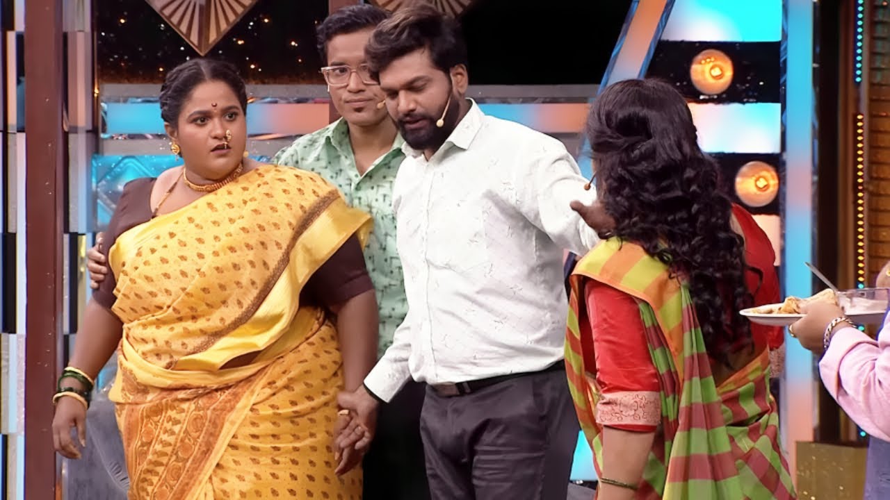 परत जर माझ्या नादी लागलीस ना तुझ्या झिंज्या उपटून हातात देईन - Mahrashtrachi HasyaJatra - Comedy