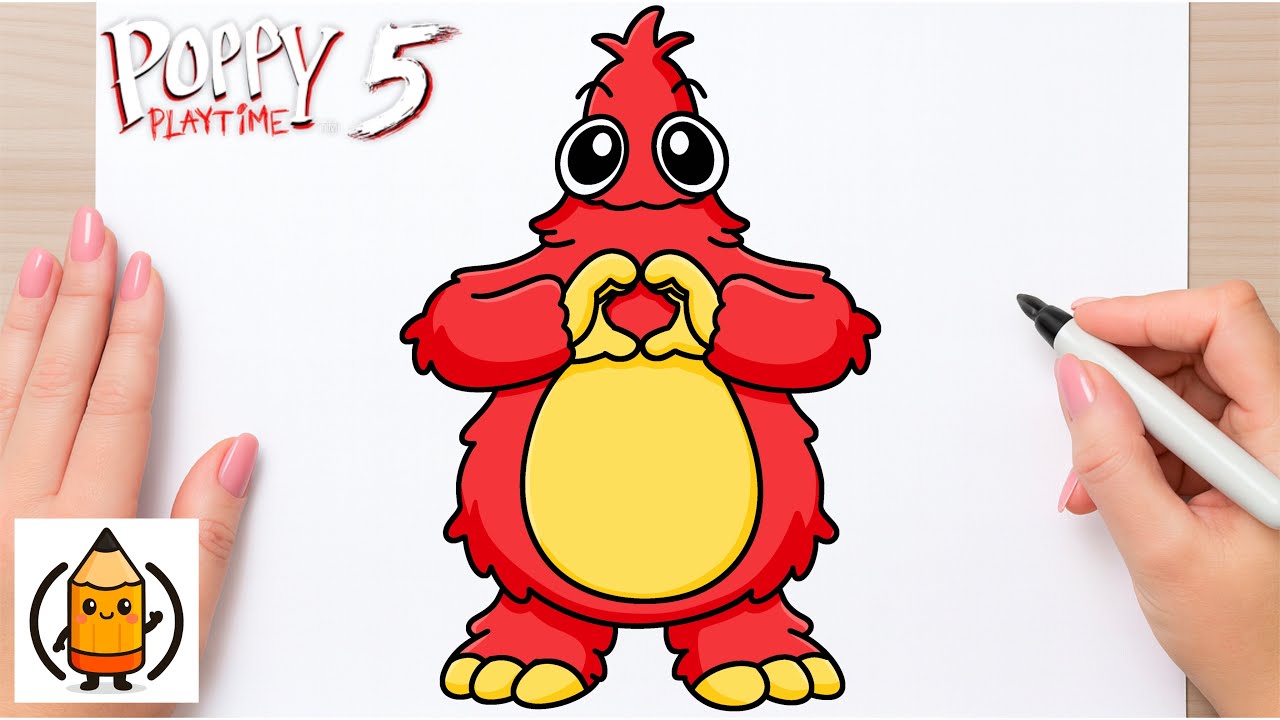 How To Draw Chum Chompkins | Poppy Playtime Chapter 5 