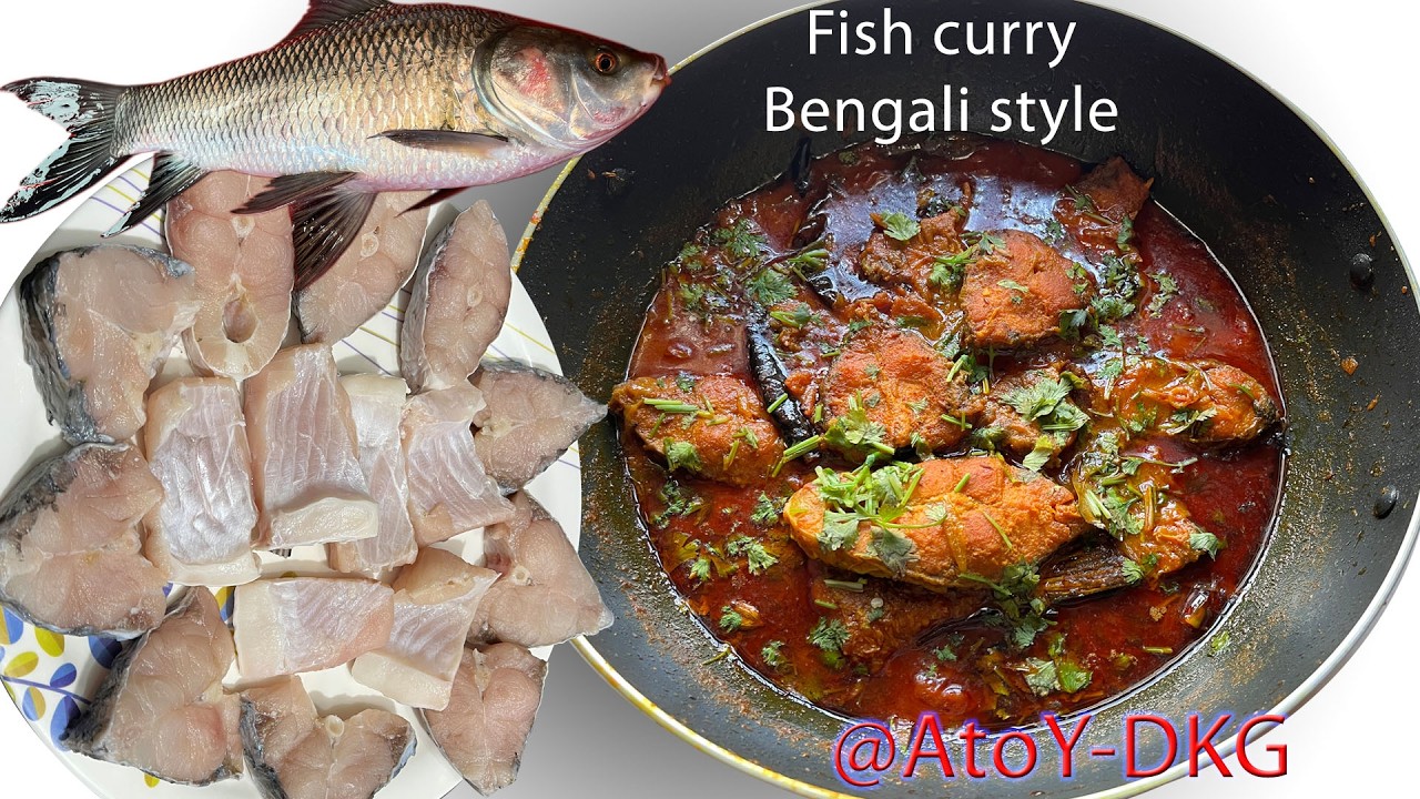 Bengali Fish Curry Recipe| बिना सरसों वाली मच्छी करी | Fish Curry | सरसों के तेल में मसालेदार मछली
