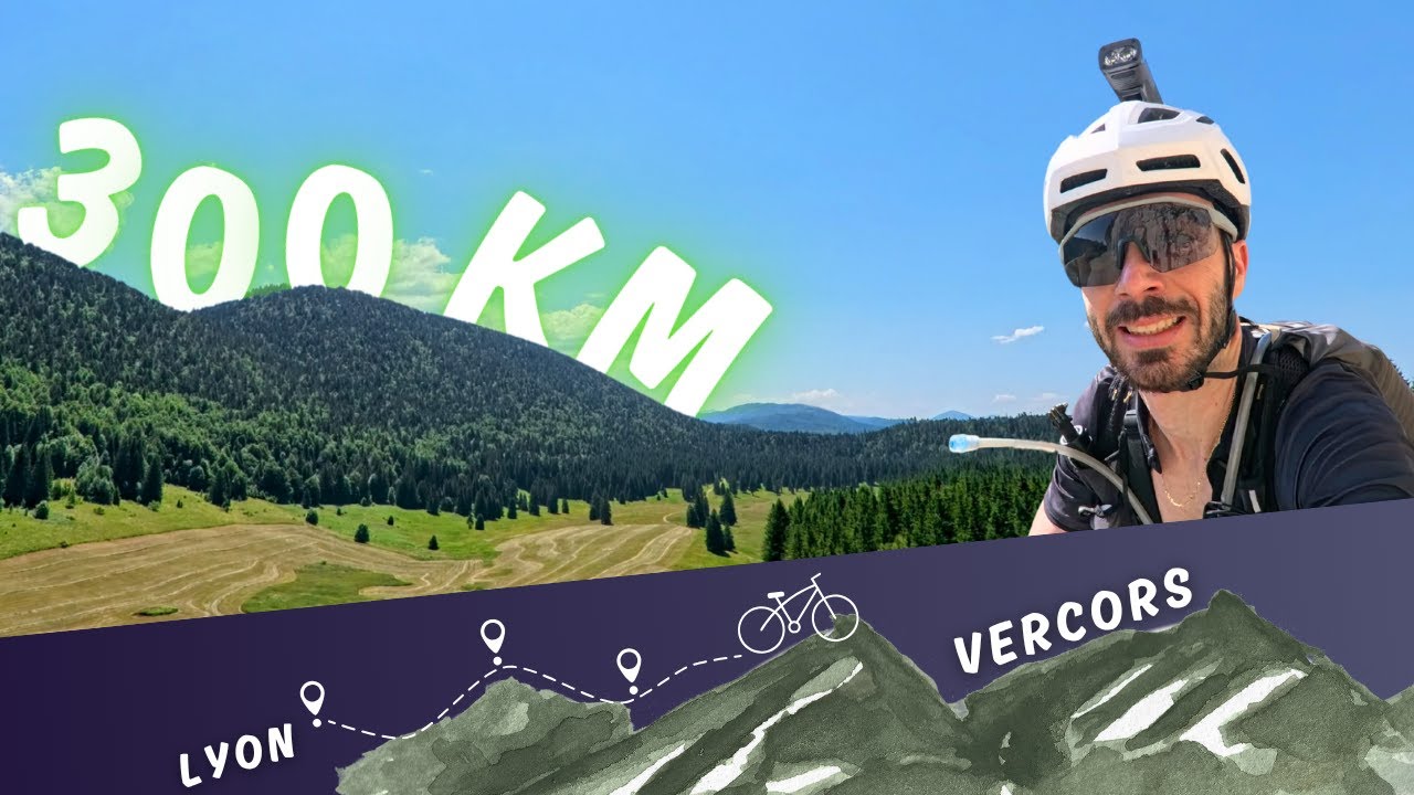 300 km à VÉLO dans le VERCORS - J'en chie avec la canicule - ULTRA