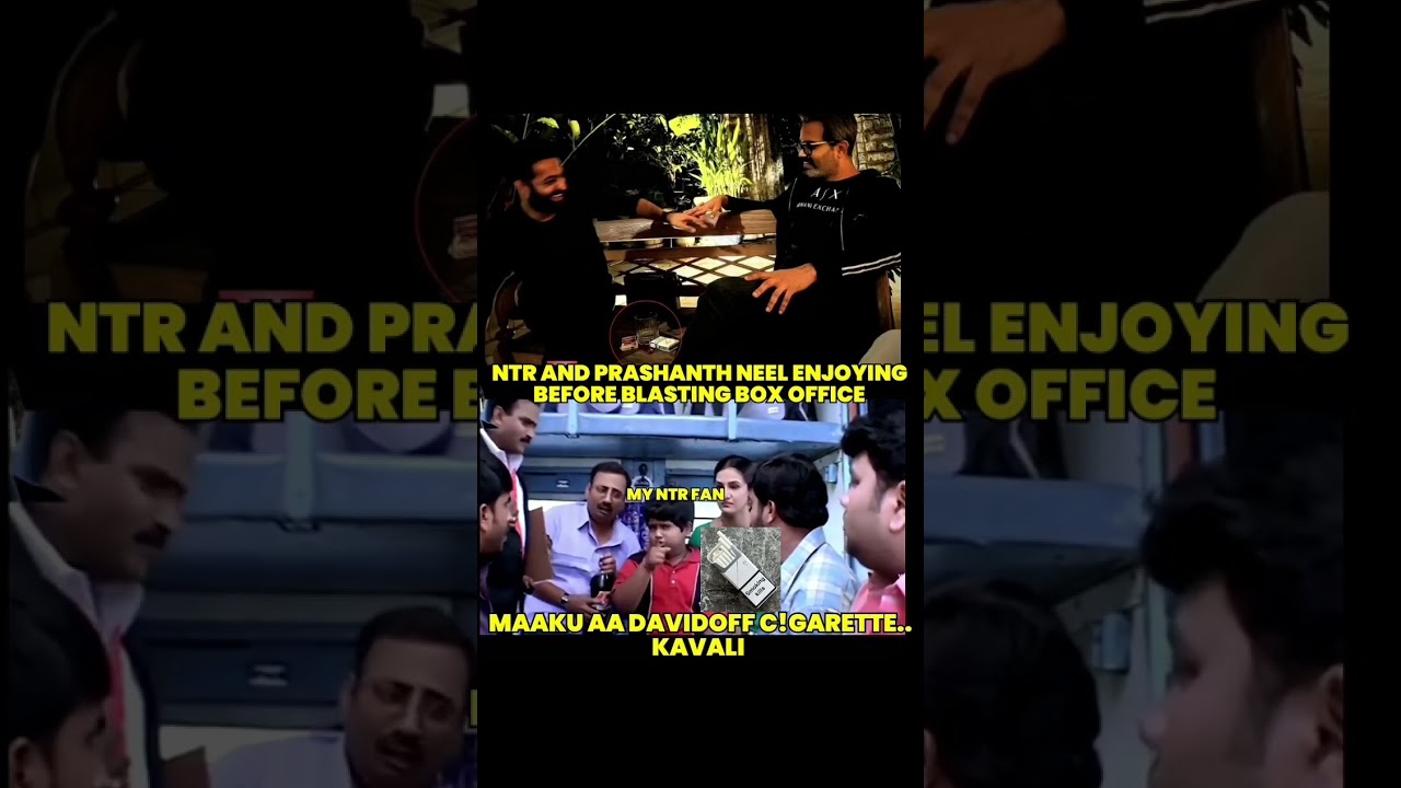 NTR and Prashanth Neel 🍻 enjoying before blasting box office #ntrneel #ntr #prashanthneel #dragon