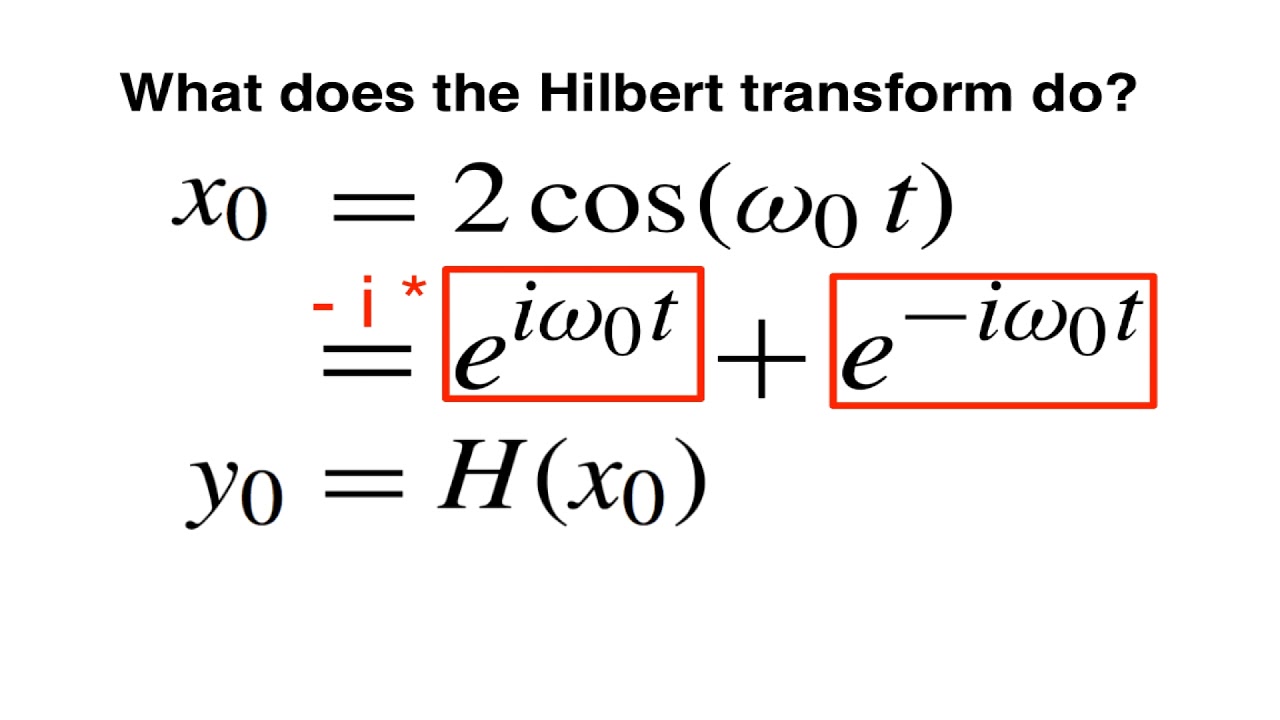 CFC: What does the Hilbert transform do? (V10)