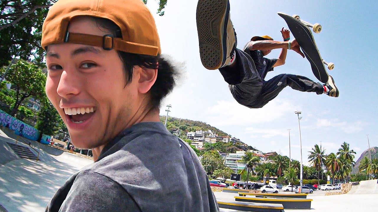 AUGUSTO AKIO JAPINHA NA NOSSA PISTA DE SKATE LOCAL
