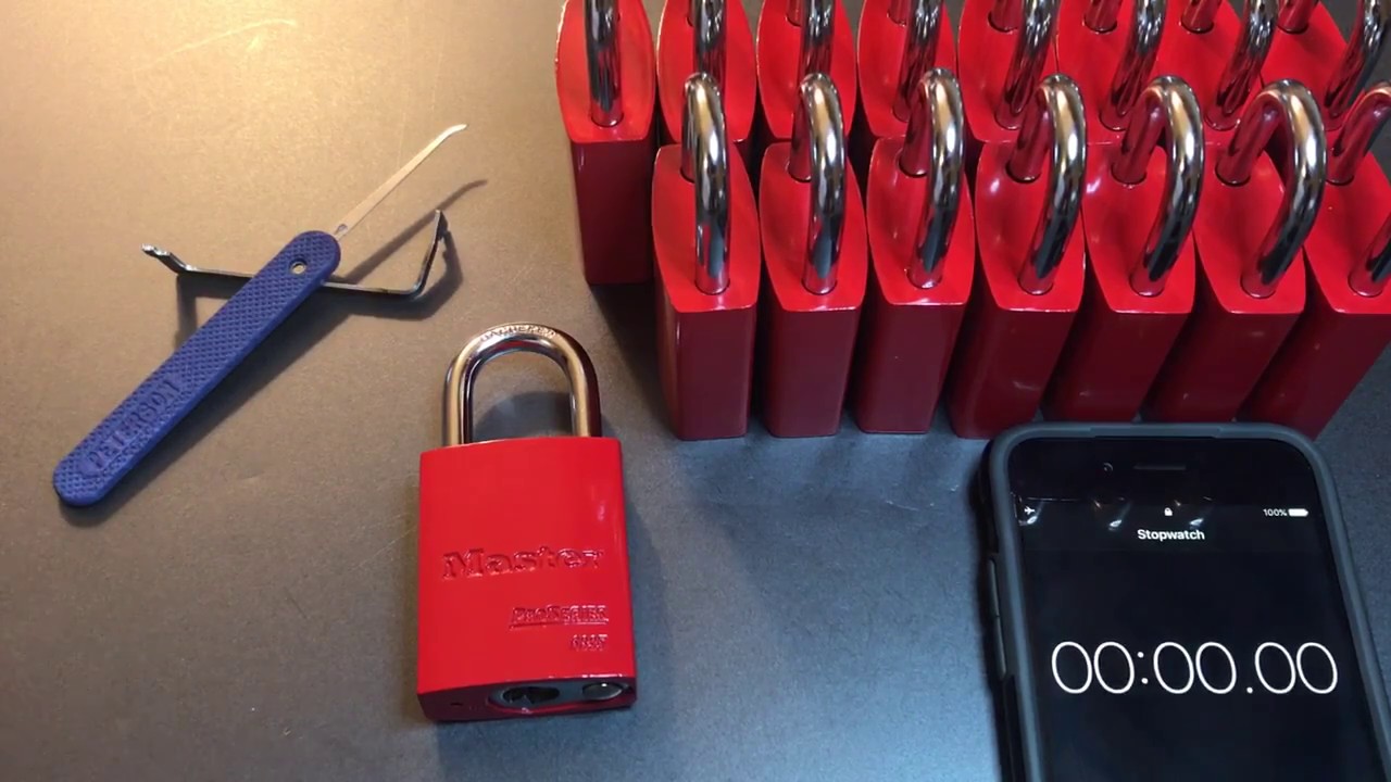 [360] 16 Master Lock Pro Series 6835 Padlocks Picked in 7 Minutes!