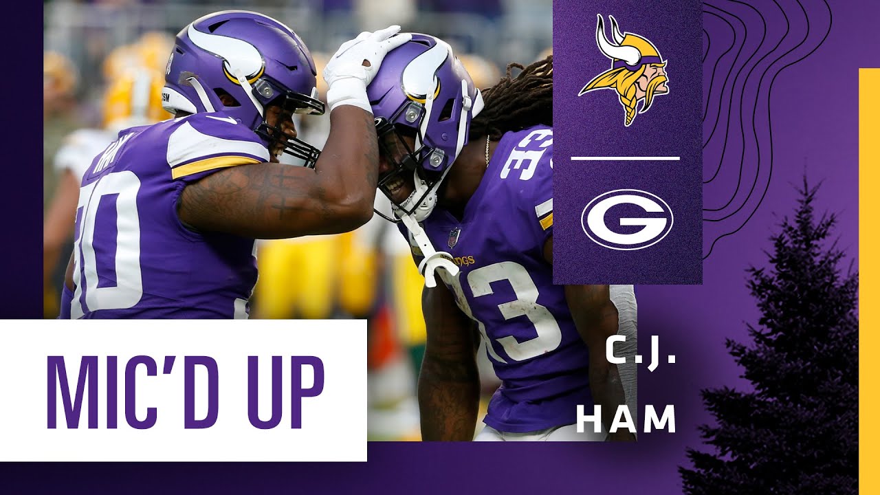 C.J. Ham Mic'd Up Against the Green Bay Packers in Week 11