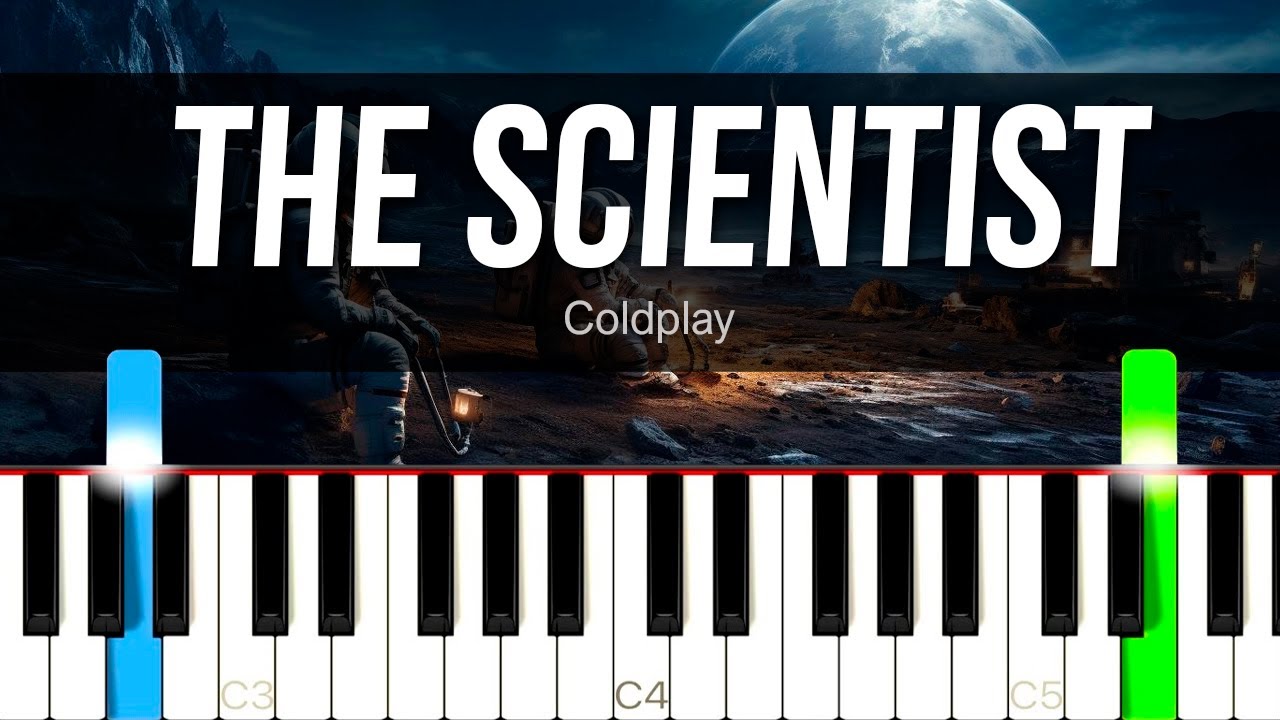 The Scientist - Coldplay | PIANO SHEET MUSIC + MIDI 🎹