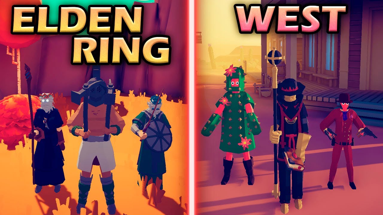 ELDEN RING vs WILD WEST TEAM - Totally Accurate Battle Simulator | TABS