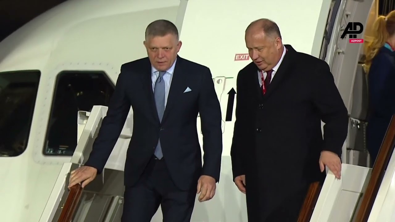 Slovakian Prime Minister Robert Fico arrives in Moscow ahead of Victory Day parade
