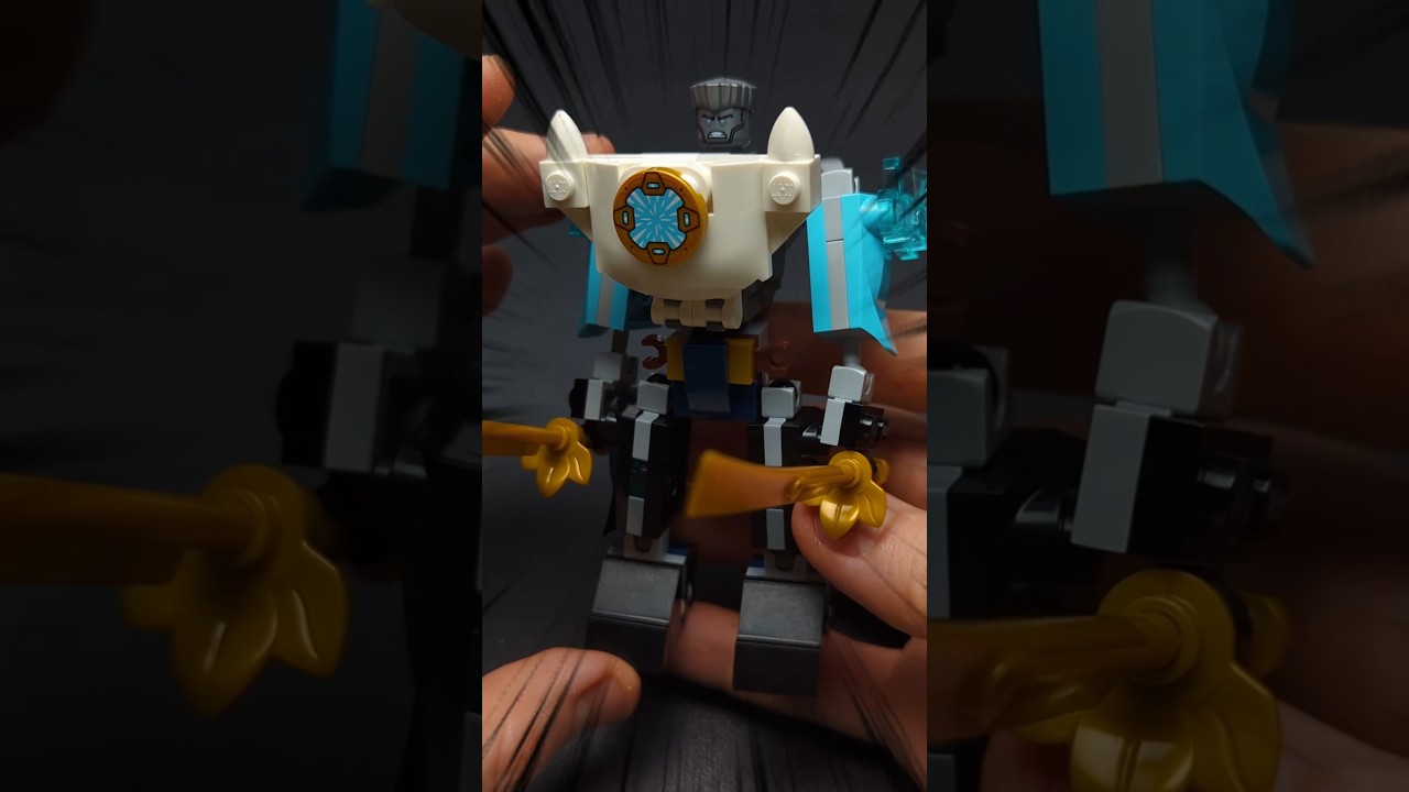 Building Zane's Battle Suit Mech LEGO Ninjago 71827 set #lego #legoasmr #ninjago #legoninjago #fy