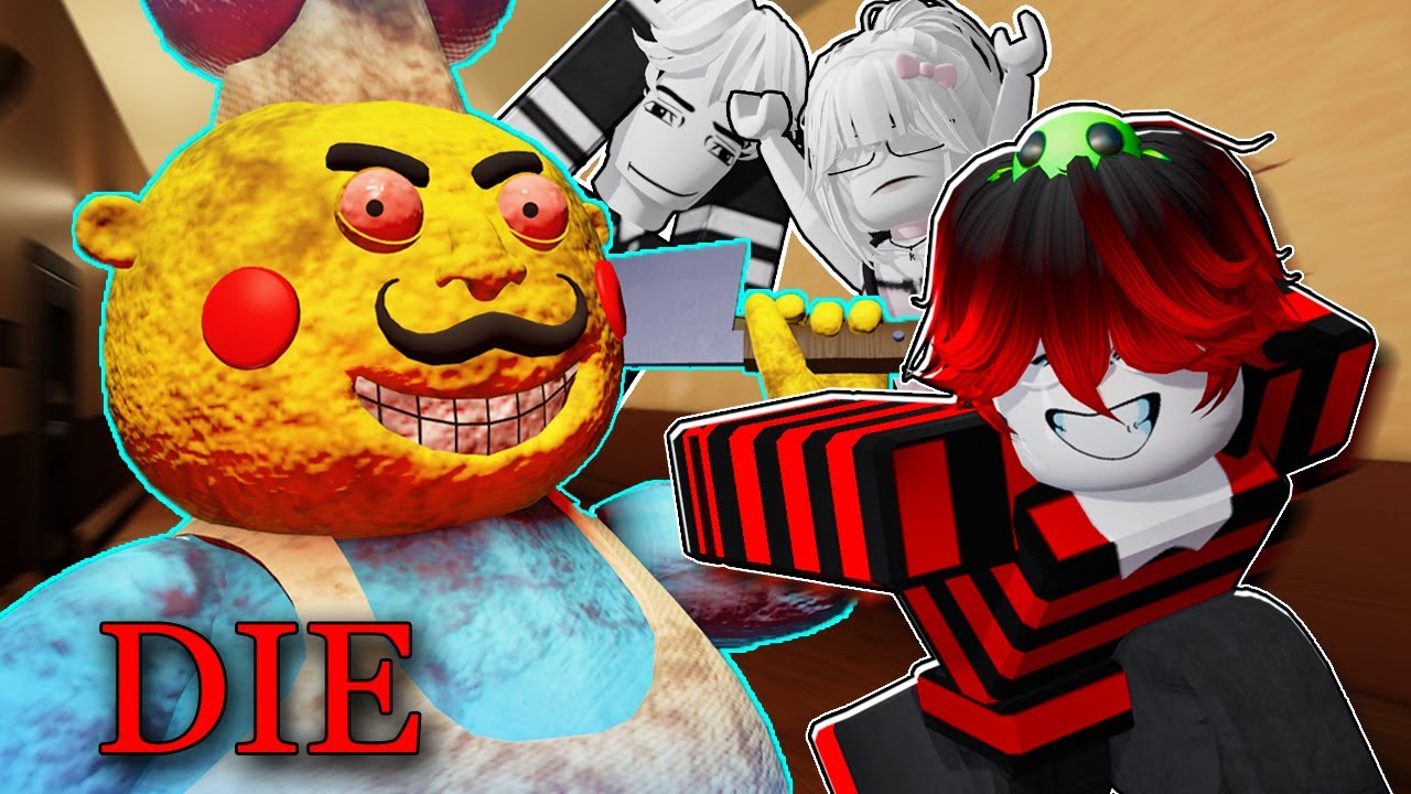 3 Noobs Escapes Mr.Mix (Roblox)