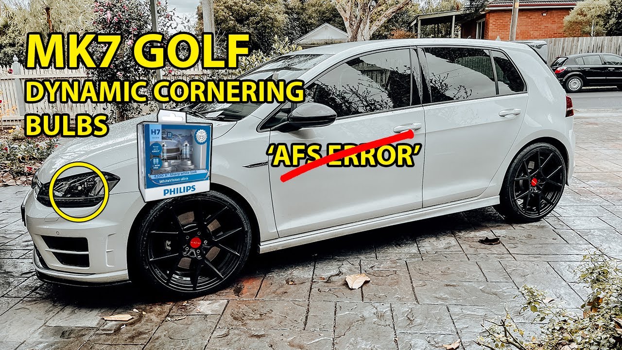 VW GOLF MK7 *DYNAMIC CORNERING BULB REPLACEMENT* (AFS ERROR FIX)