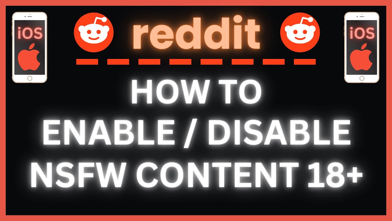 How to Enable or Disable NSFW Content on the Reddit App using an iPhone | Easy iOS Tutorial