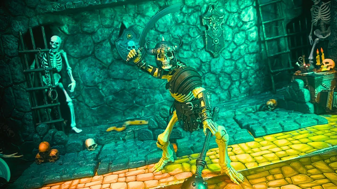 Mythic Legions Necronomios Wave All Stars 6 Skeleton Rider Action Figure Review