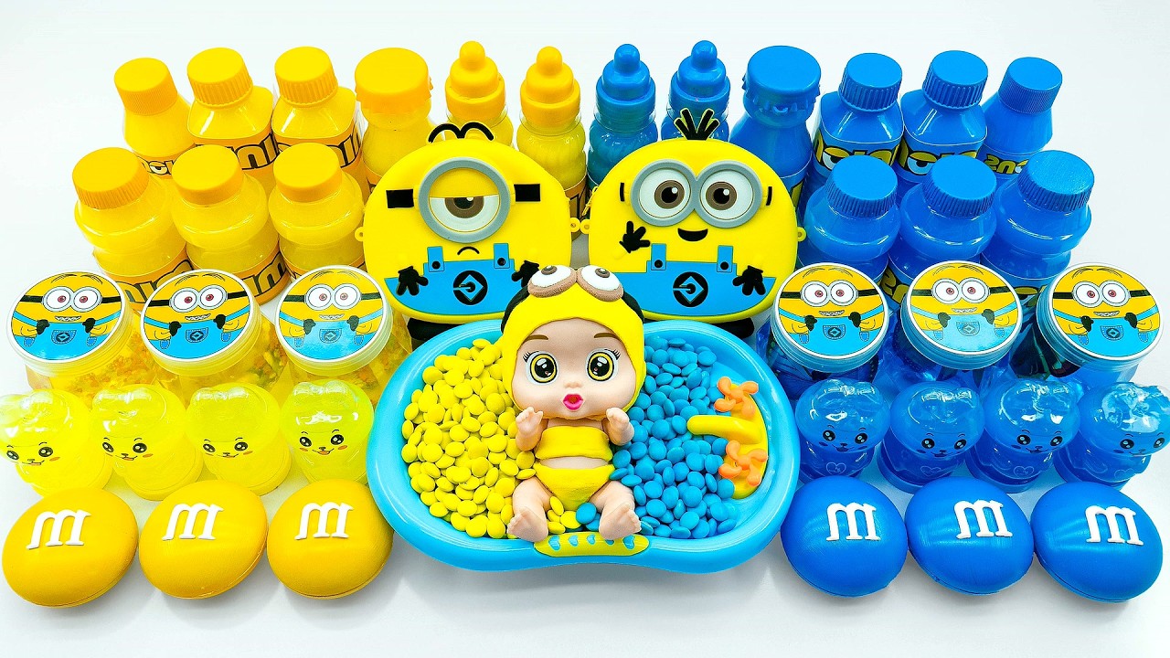 22 Minutes Satisfying ASMR, Filling Rainbow Bathtubs with M&M’s & Magic Slime