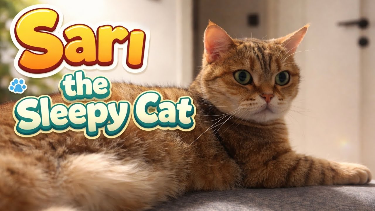 Sarı the Sleepy Cat | Soft, Calm & Cozy Moments