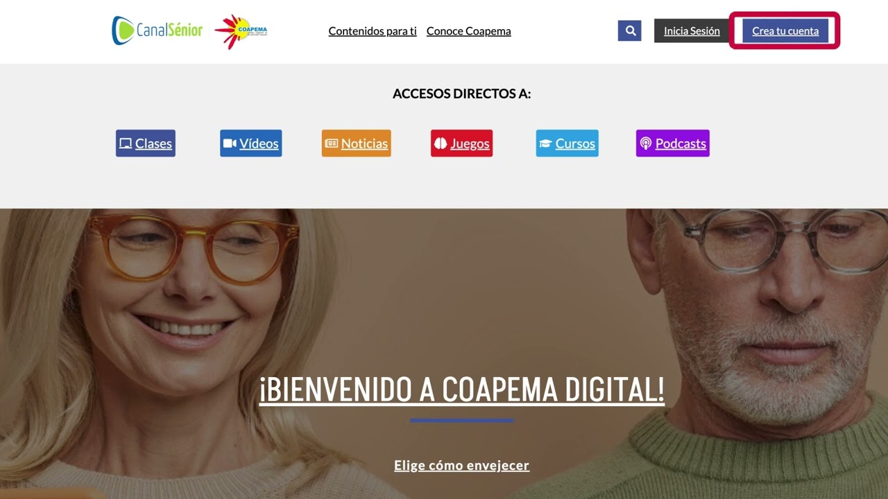Tutorial CANAL SENIOR  particulares