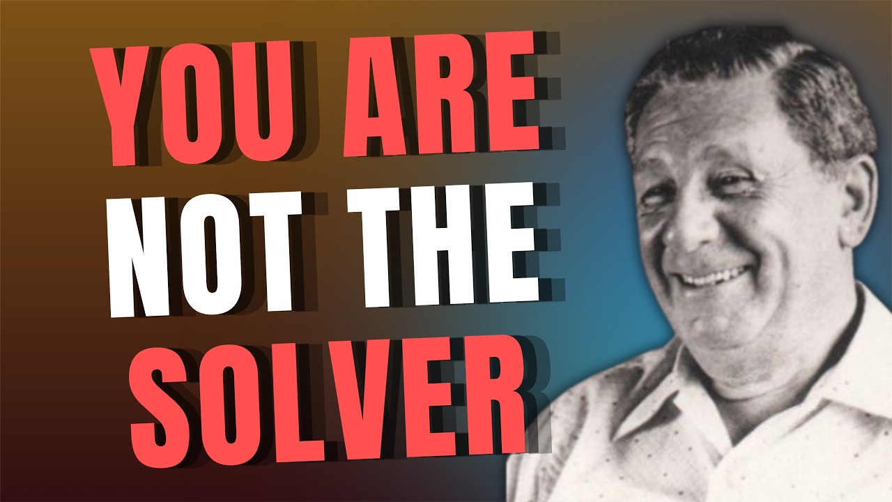 STOP TRYING to Solve Your Problems—RECOGNIZE THE PRESENCE (Joel S. Goldsmith)