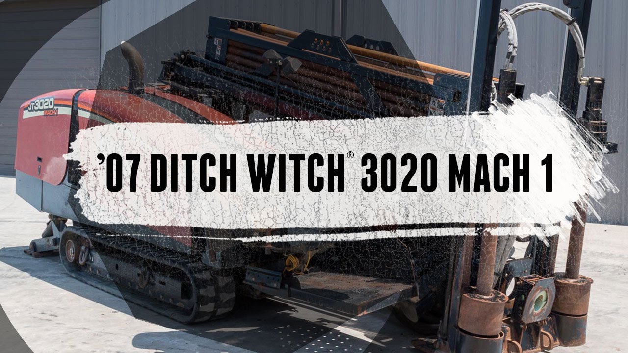 2007 Ditch Witch JT3020 MACH 1 Offered by Source: HDD SKU# 9100-1097