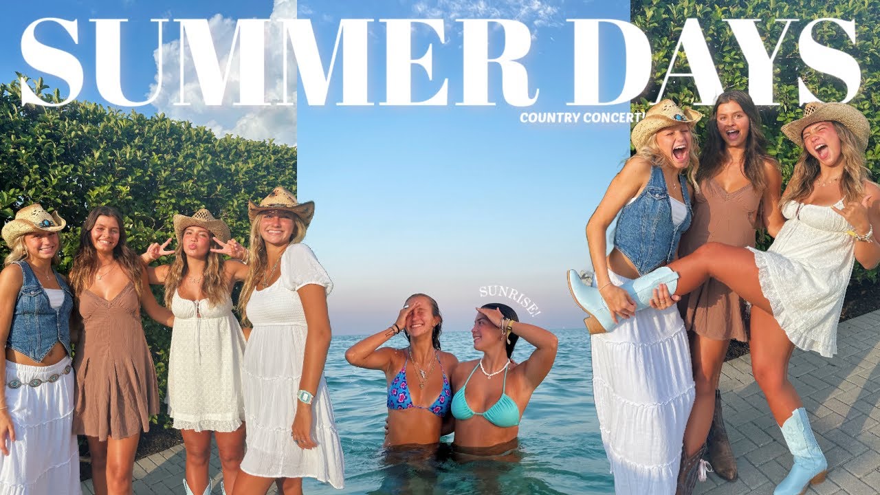 SUMMER DAYS: Tyler Childers concert, sunrise, & beach day!