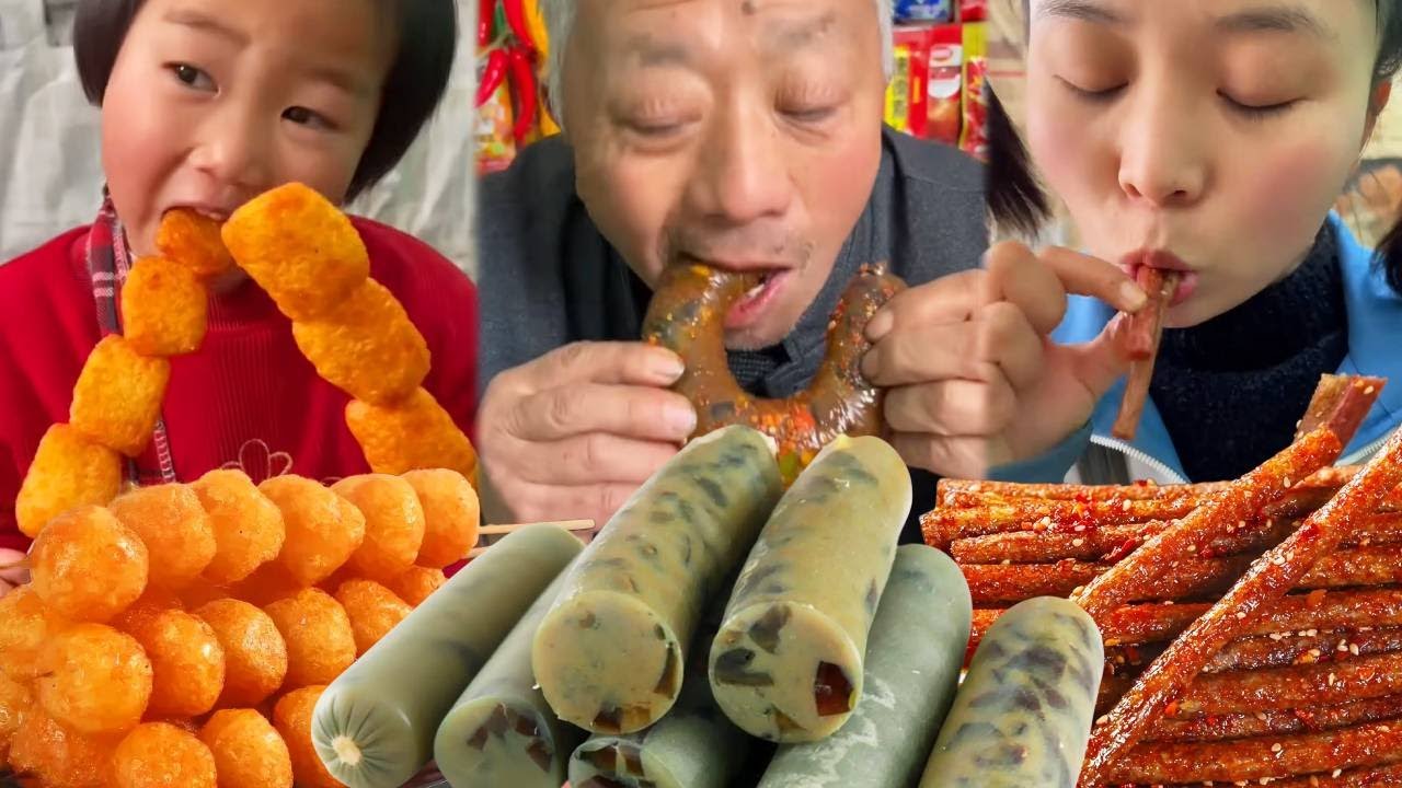 Video đồ ăn vặt Trung Quốc trên Tik Tok丨Những món ăn vặt mà hồi nhỏ mẹ không cho ănEP487