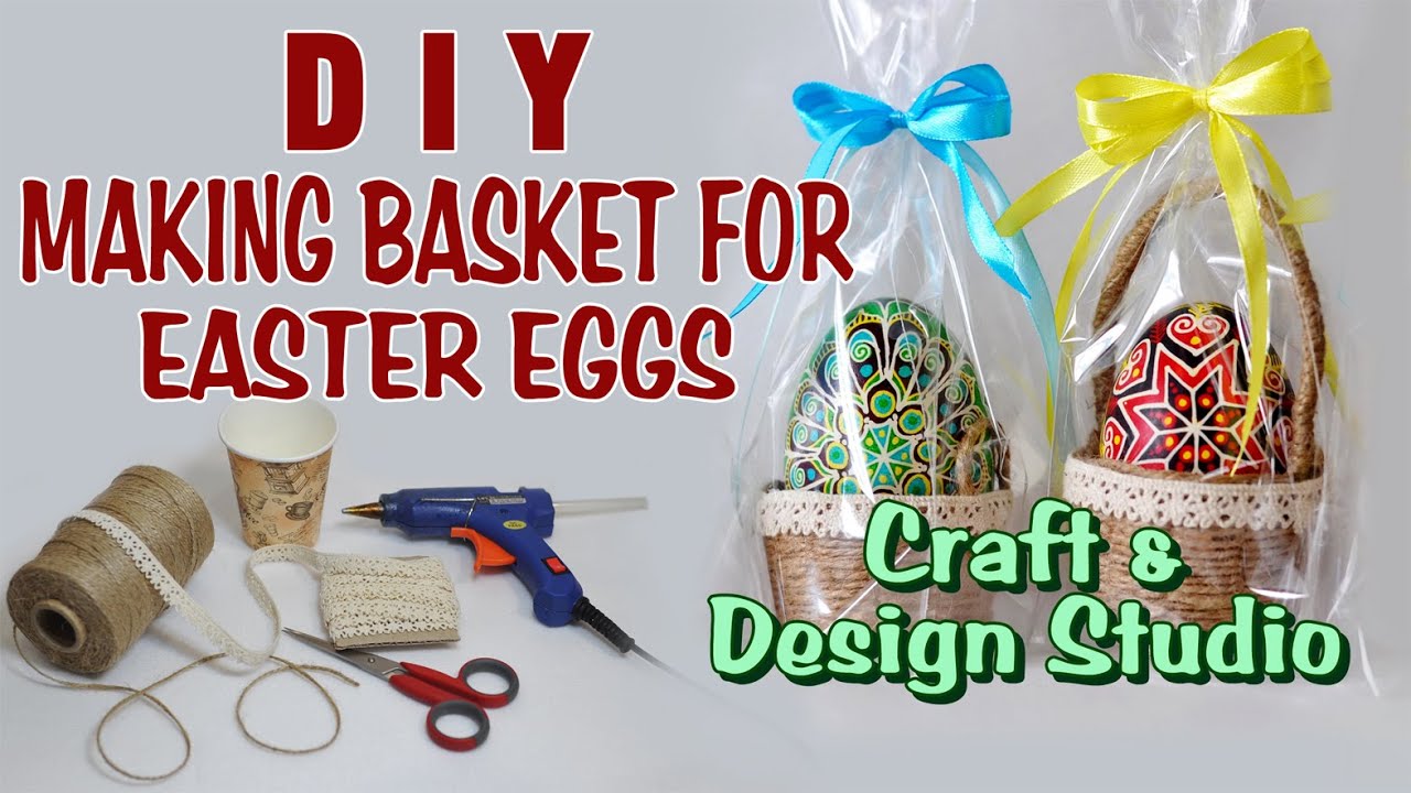 Amazing DIY Basket from PAPER CUP | Easter Basket | Paper Craft