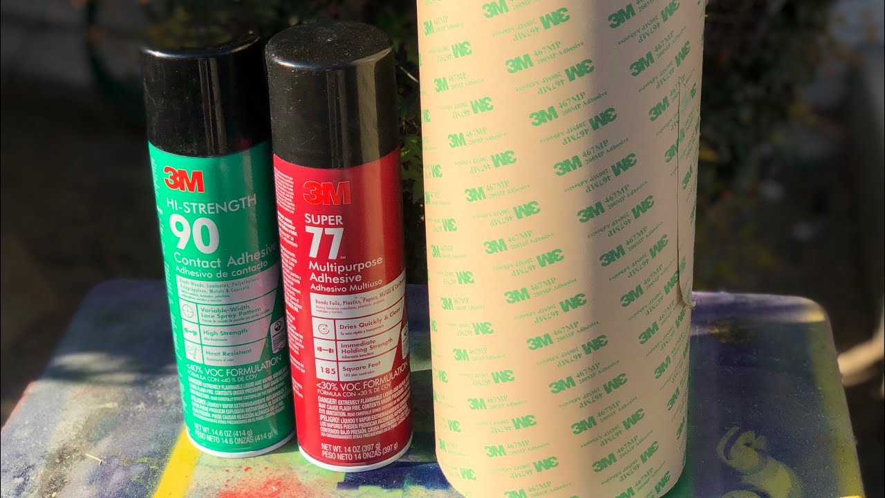 3M Double Sided Tape VS 3M Adhesive Spray - Which is Better? | CRAFT FANATIC