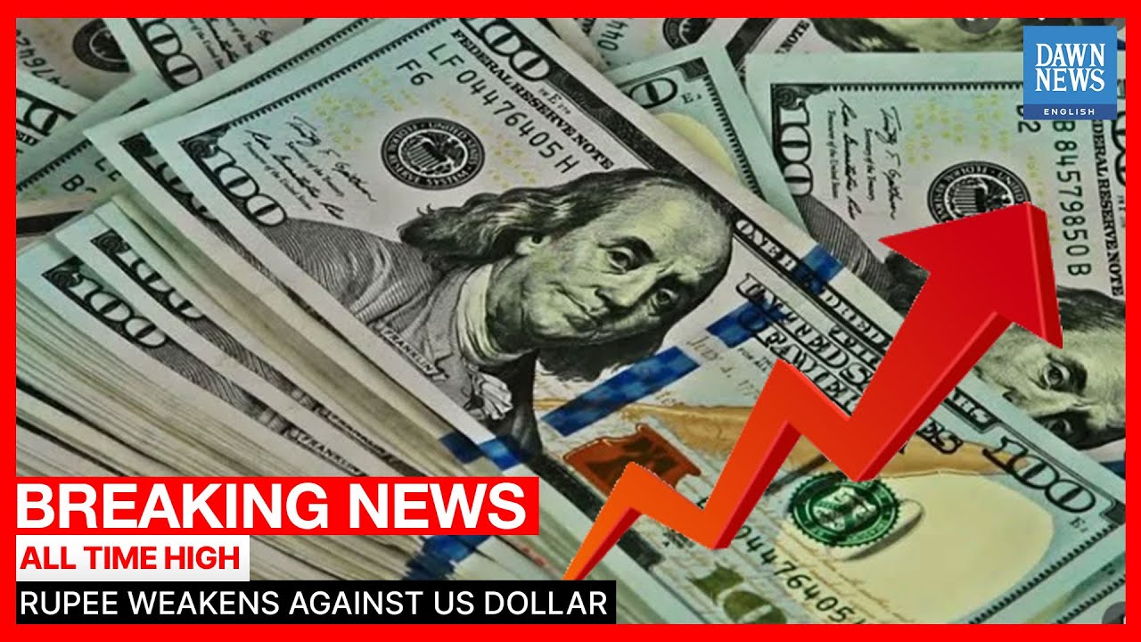 Breaking News | Pakistani Rupee Weakens Against US Dollar | Dawn News English