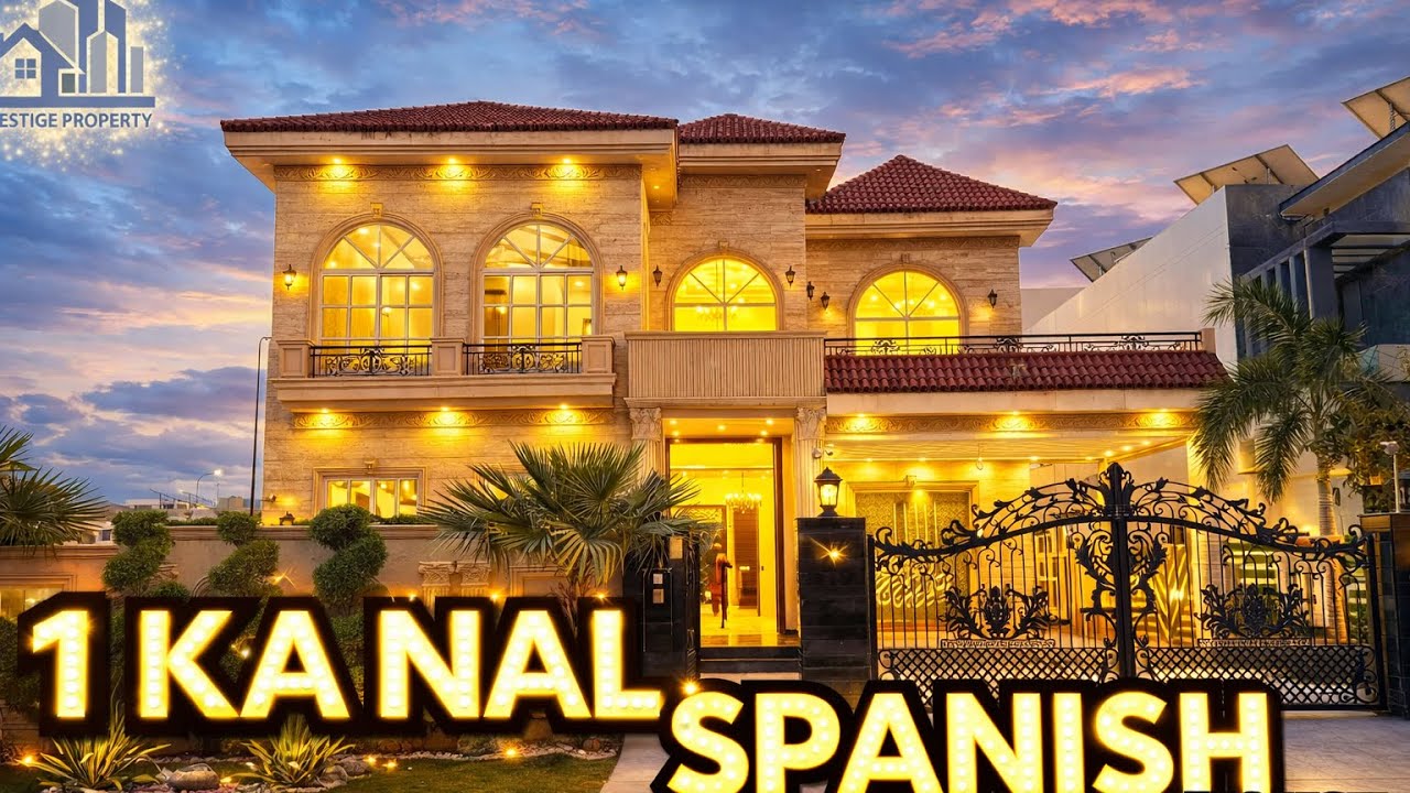 1 Kanal Spanish Design Luxury House for Sale | DHA Lahore : info & Visit 0321 6236841