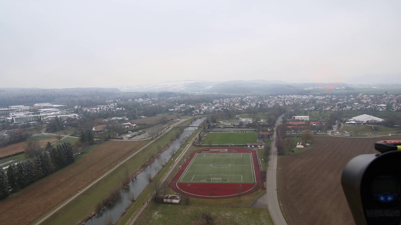Anflug auf Lauchringen