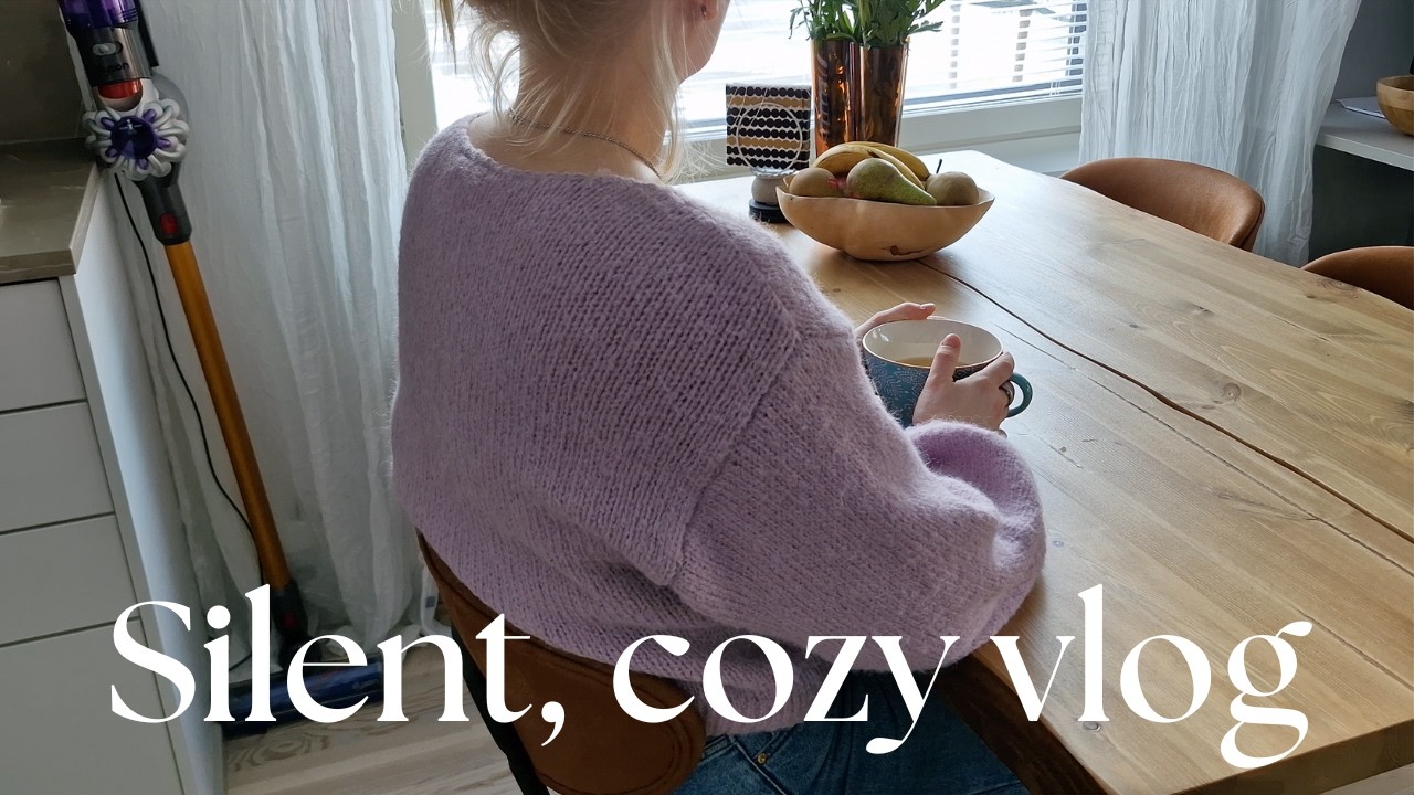 Slow living in Finland | Daily vlog (organizing my desk, grocery shopping, study with me)