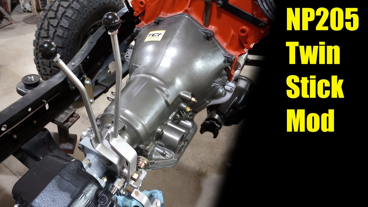 80 Chevy Truck NP205 Twin Stick Mod JB Custom Fab