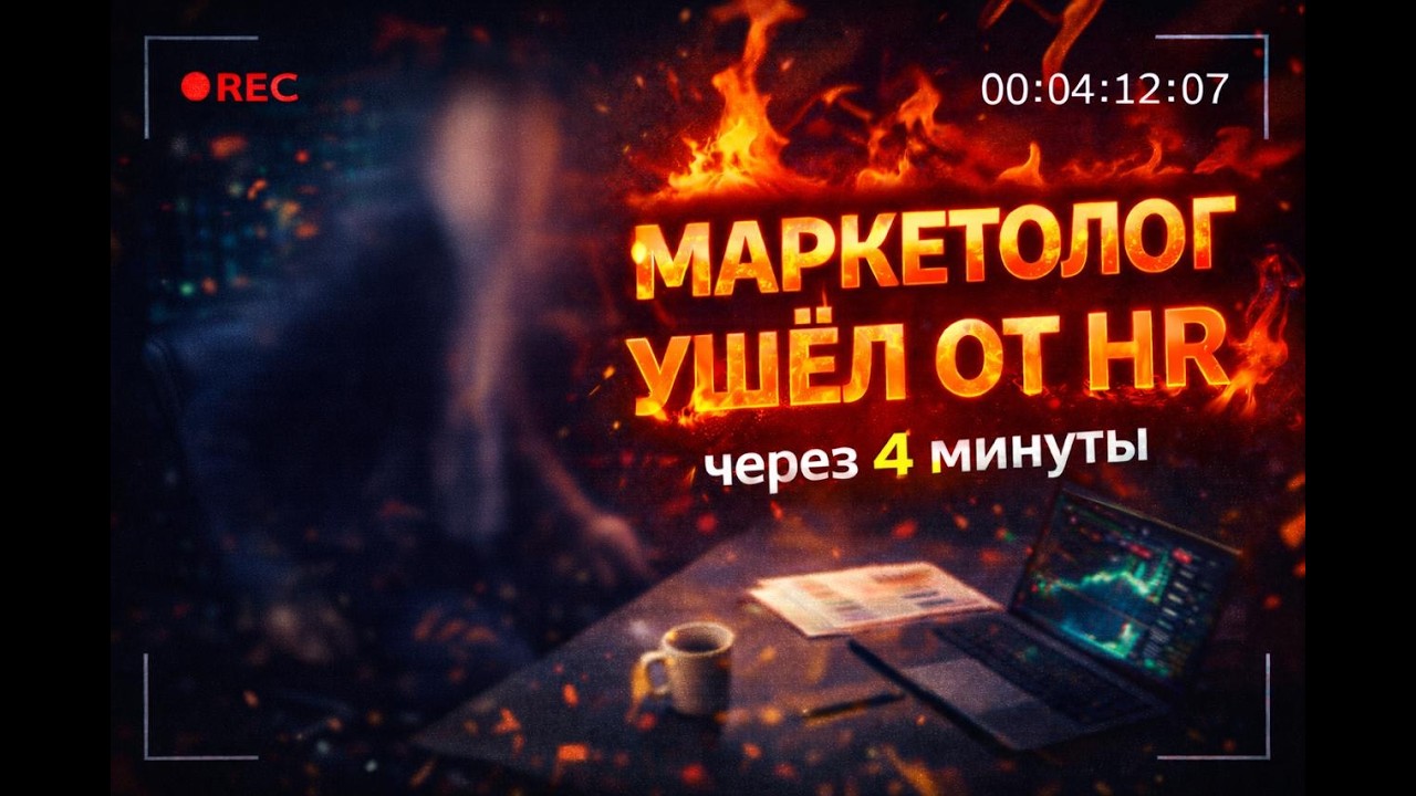 почему маркетолог встал и ушёл с собеседования через 4 минуты?