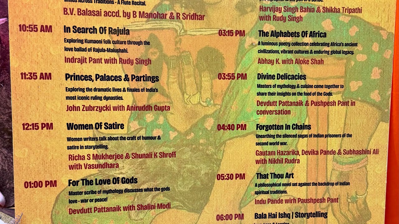 Devdutt Pattanaik and Prof Pushpesh Pant in conversation at Nainital Literature Festival, 13/03/26