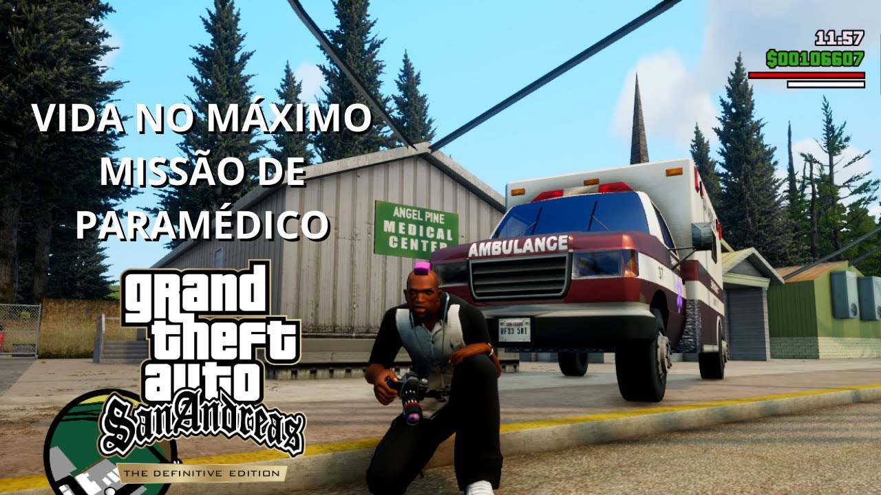 GTA SAN ANDREAS - MISSÃO SECUNDÁRIA PARAMÉDICO - DETONADO 100%