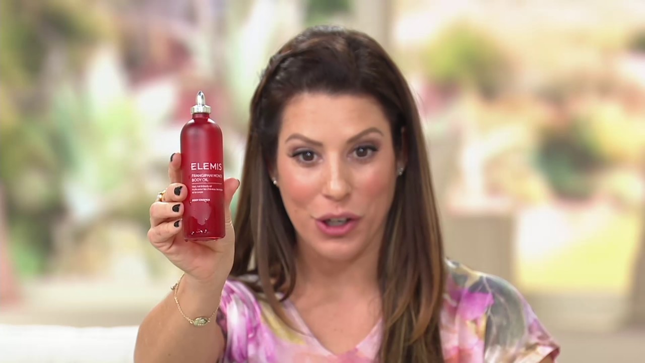 ELEMIS Frangipani Monoi Shower Cream and Body Oil Set on QVC