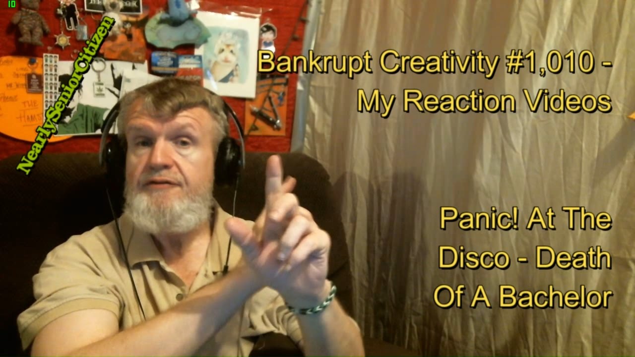 Panic! At The Disco Death Of A Bachelor - NO VIDEO : Bankrupt Creativity #1,010 - My Reaction Videos