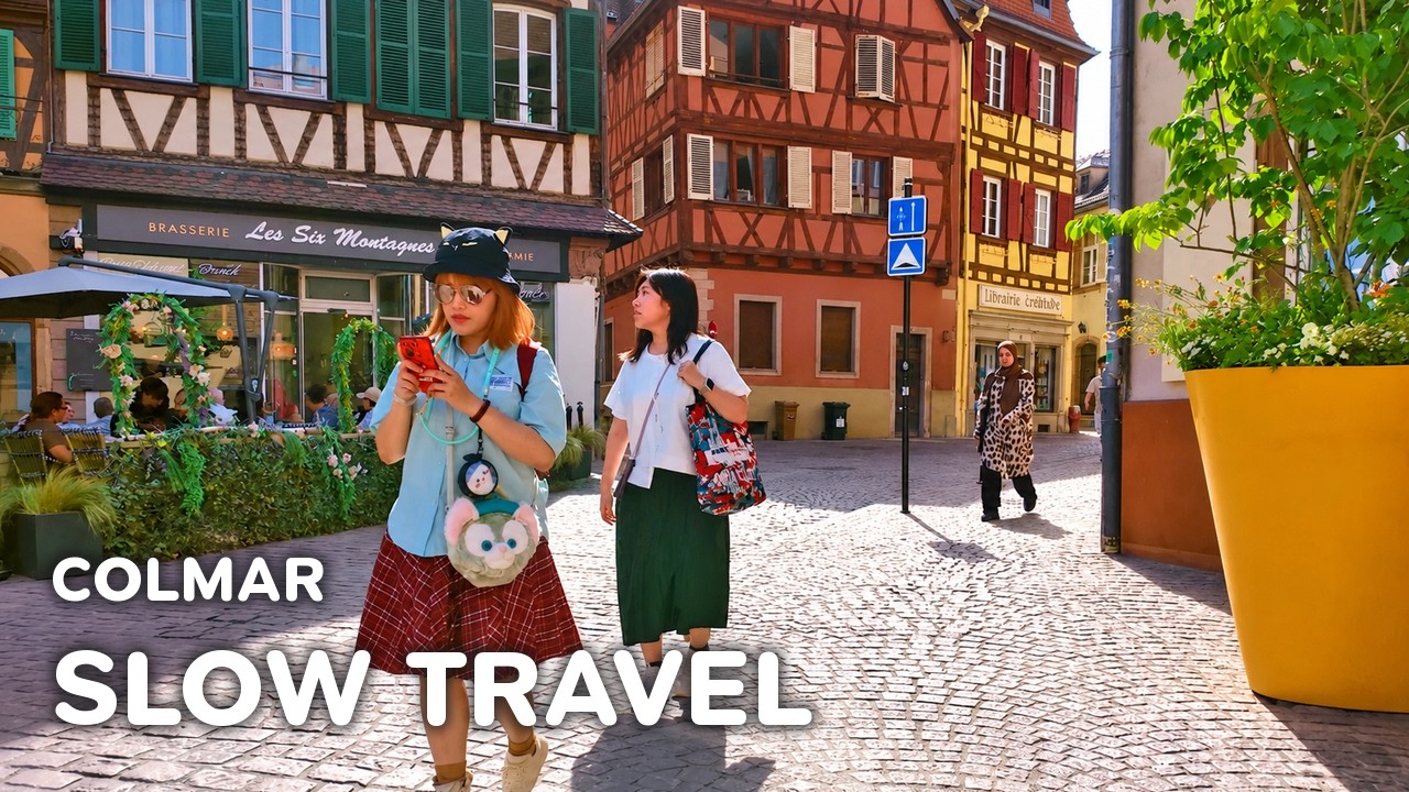 🇫🇷 Letni spacer w Colmar &ndash; architektura, mili ludzie i spokojna atmosfera #Colmar #FranceWalk