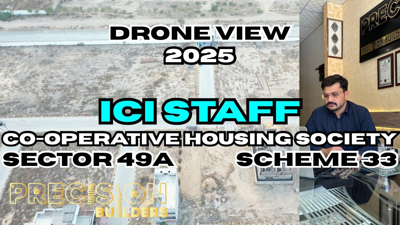 ICI Staff Society Sector 49A Scheme 33 | Aerial View | Housing Society Tour | Precision Builders