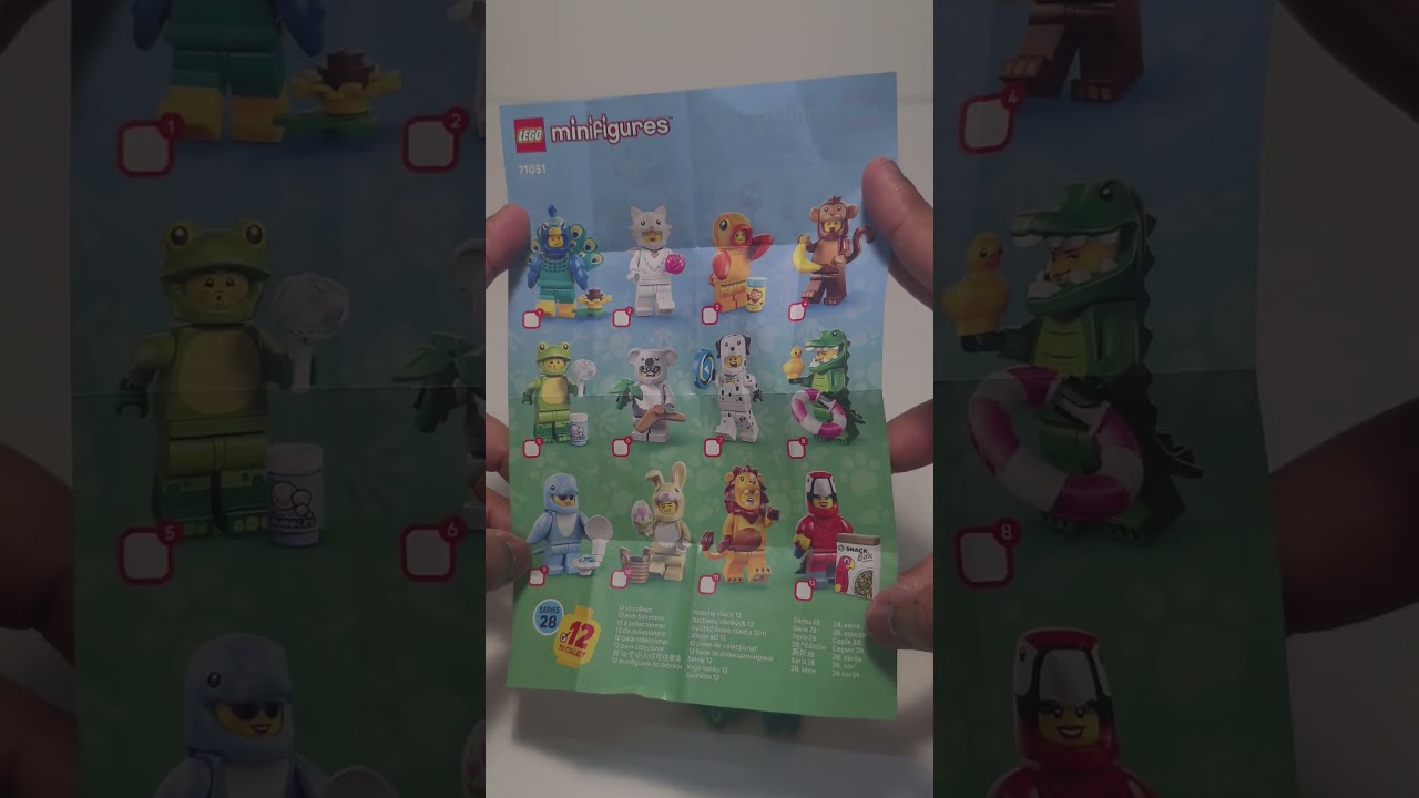 LEGO 71O51 MINIFIGURE SERIES 28 - PEACOCK UNBOXING AND BUILD