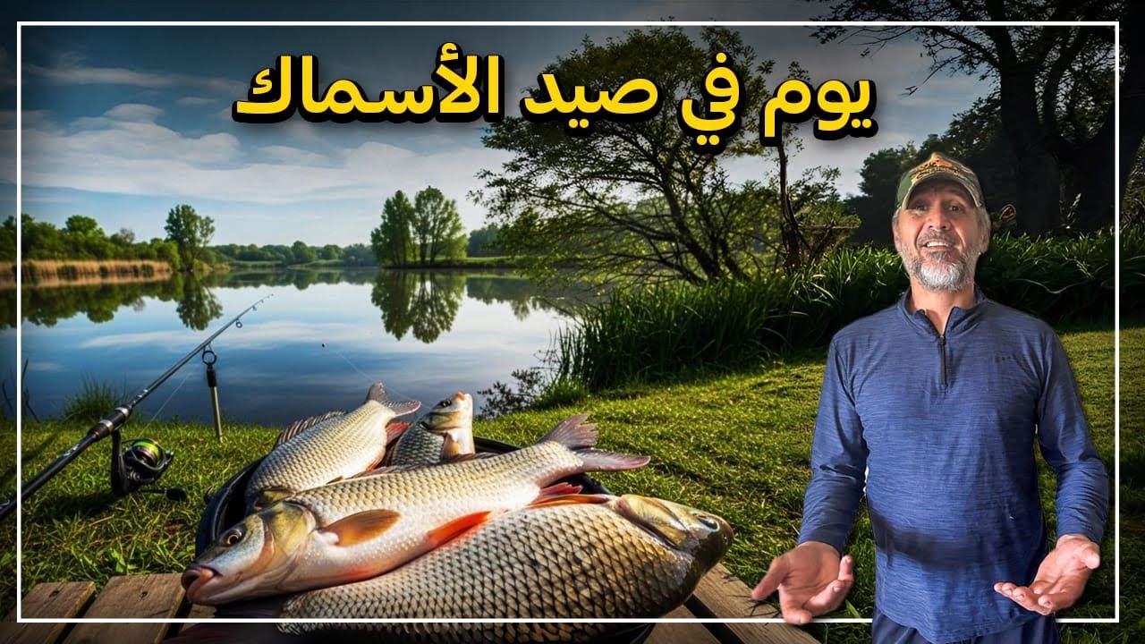 طريقتي في صيد الأسماك من البحيره