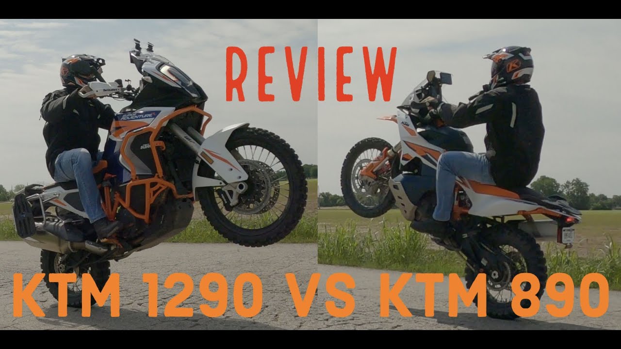 2022 KTM 1290 Super Adventure R vs 2023 890 Adventure R detailed comparison and review