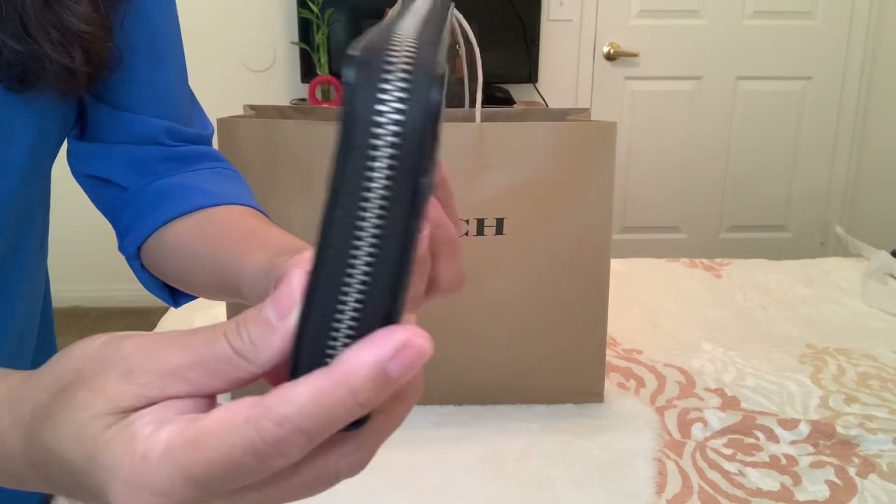 Coach Accordion Wallet in Signature Leather| Unboxing | Mens Collection 