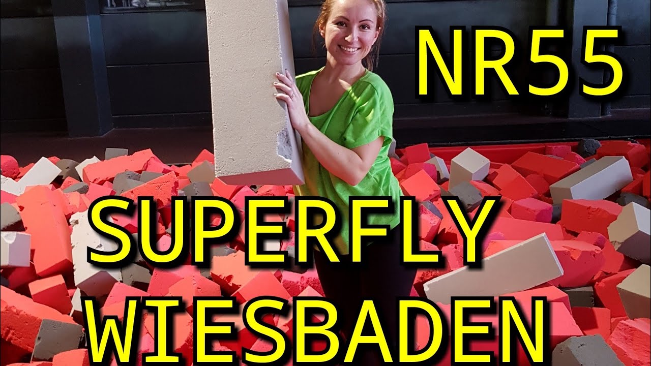 SUPERFLY WIESBADEN. TRAMPOLINHALLE. БАТУТНЫЙ ЦЕНТР. БАТУТНАЯ АРЕНА.